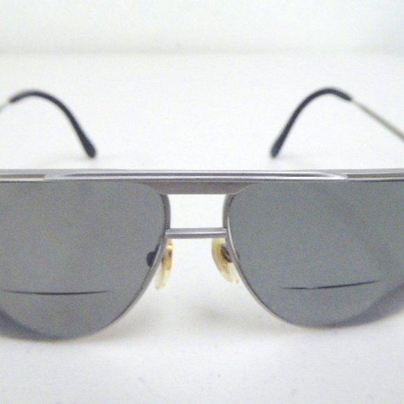 Nikon glasses matte silver gray frames Vintage Japan - Picture 3 of 15